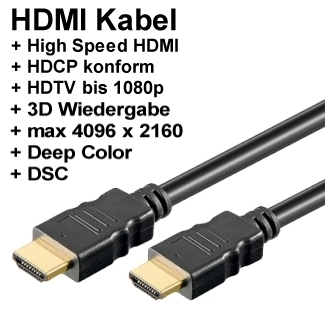 5m HDMI Kabel 2.0 HighSpeed 4K2K mit ARC und Ethernet