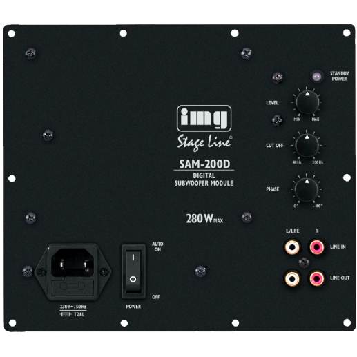 83-769-00160-G320780A-SMAL Aktivverstärker Subwoofermodul 280W Einbauverstärker SAM-200D
