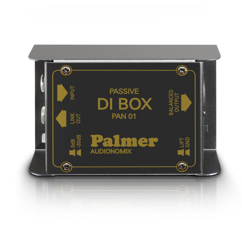 PAN01-f1 Audiotrenntrafo DI Box Klinke XLR Massetrenner
