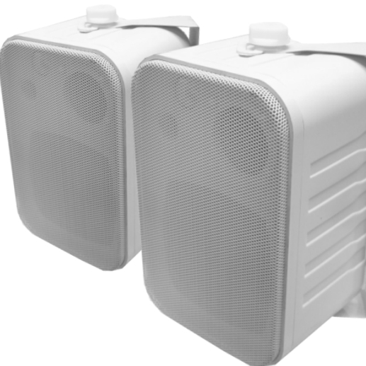 84-754-03210-oki5589735f45a89 Wandlautsprecher 2x60W 8-Ohm mit Bügel 3wege Lautsprecherboxen Weiss -- Paar