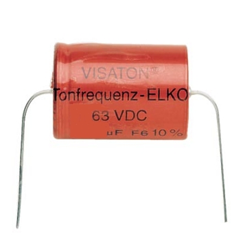 15uF Tonelko 35VAC 63VDC axial Kondensator bipolar