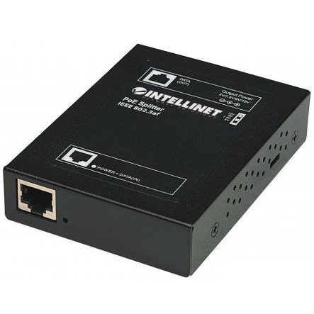 PoE Splitter 12V 9V 7V 5V wählbar bis 25W 10-100Mbit