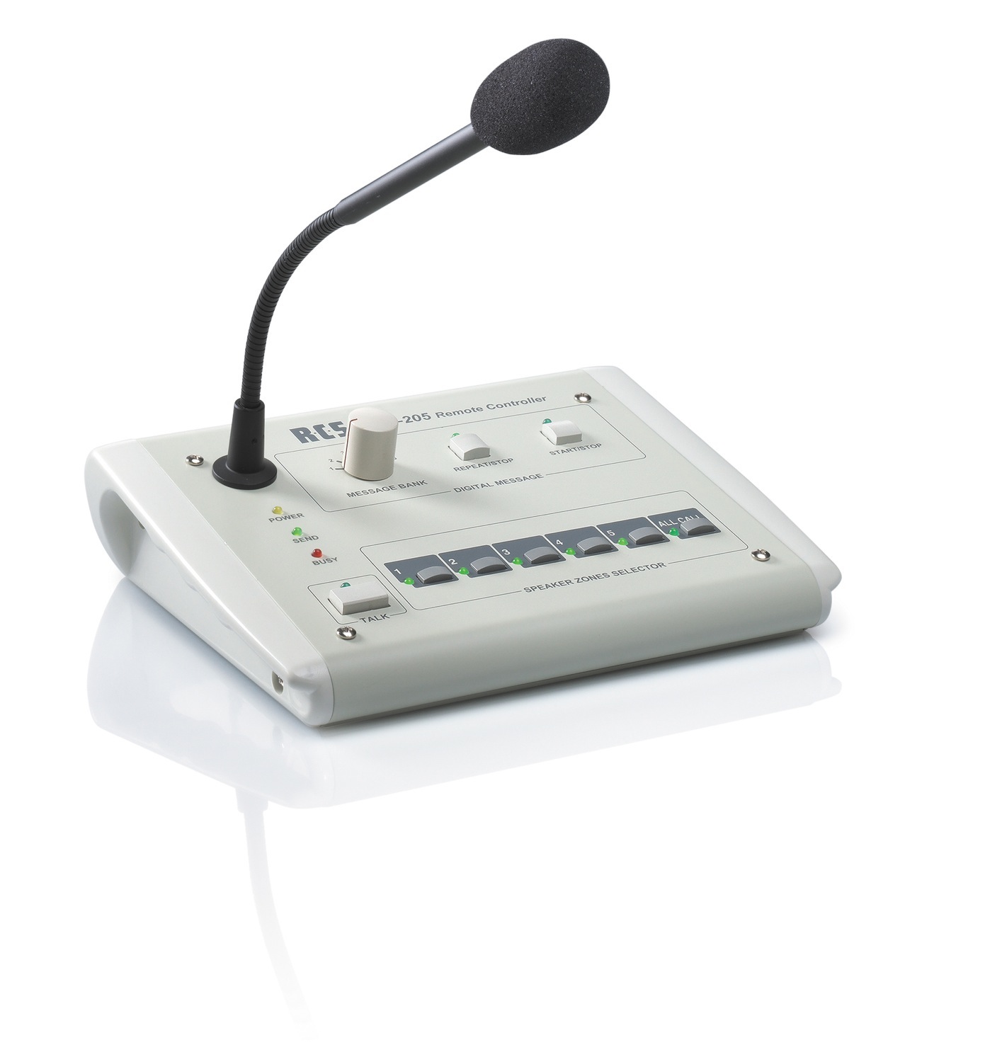 VLM205-Mikrofon-Sprechstelle-88-799-00800 VLM205-WO Mikrofon Sprechstelle ohne Steuerplatine für Verstärker RJ45 Busmikrofon