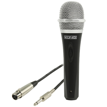 88-799-03750-mikrofon-Koenig-MIC50 Mikrofon Kabelmikrofon dynamisch XLR-Klinke 50C