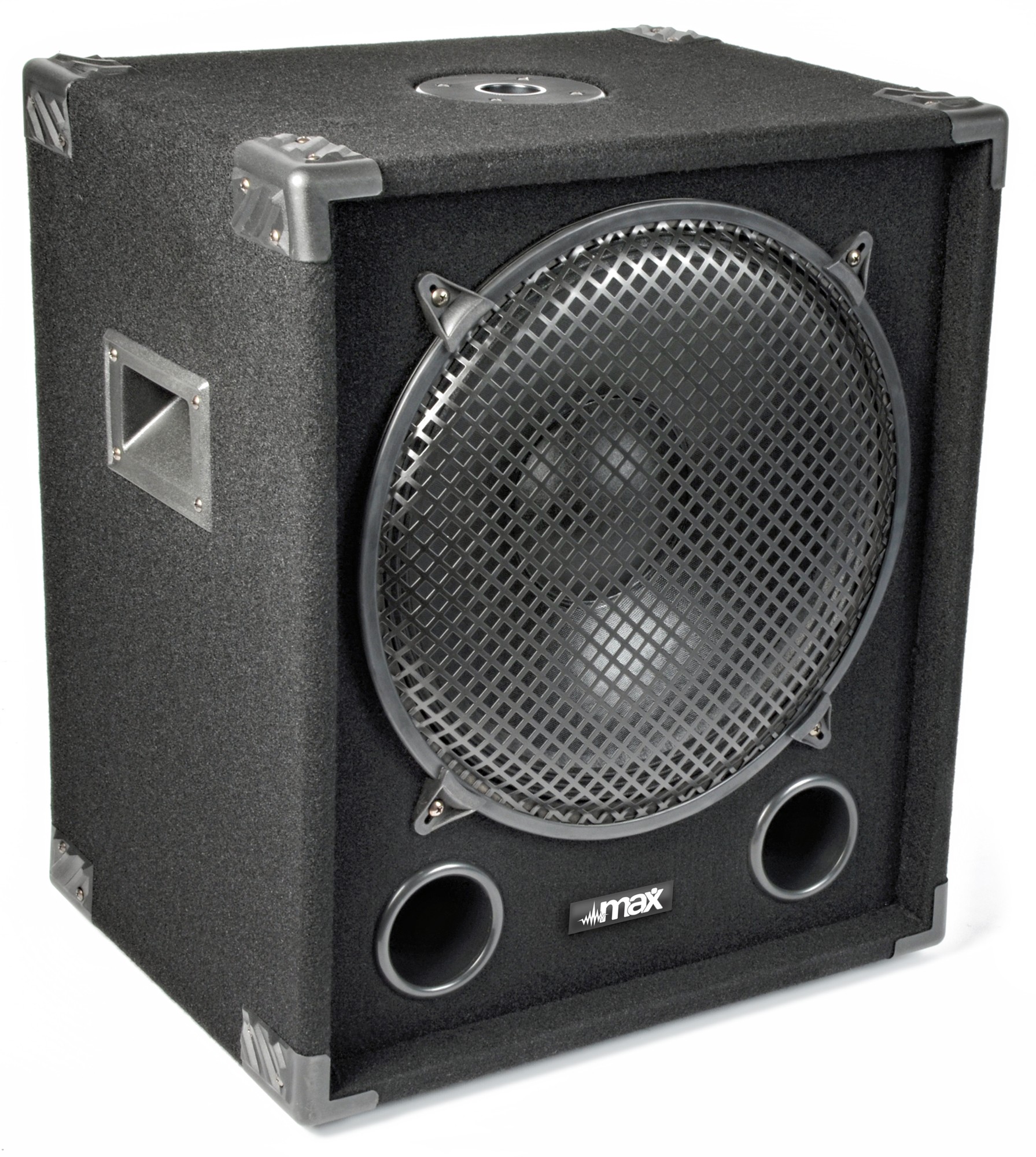 1200W PA Subwoofer 8Ohm 600W rms 38cm 15zoll Filzbezug Stativflansch