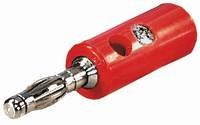 4mm Bananenstecker Lamellenkontakt Rot