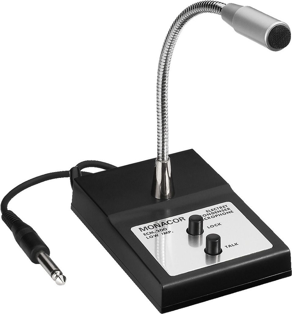 88-799-00270_a230280a Tischmikrofon Mikrofon mit Schwanenhals 200mm