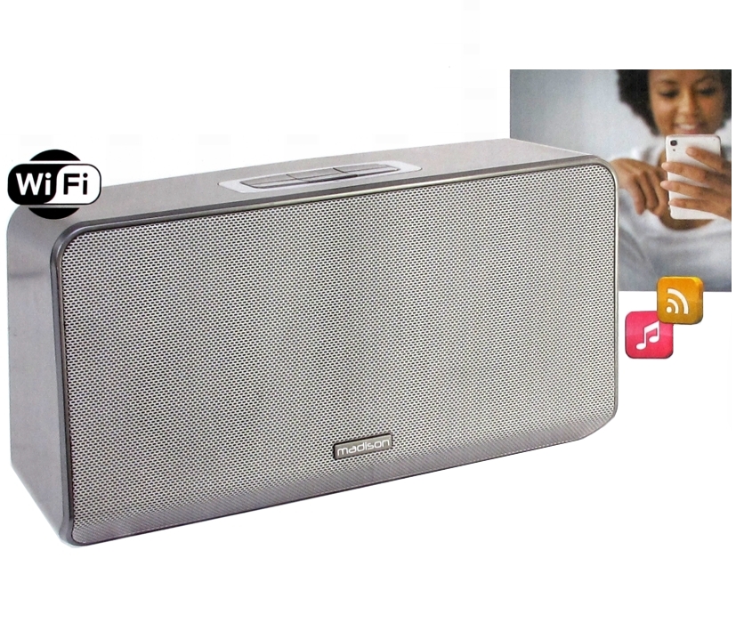 LAN_WLAN_Aktiv_Lautsprecher_B01_88-860-06000 WLAN Lautsprecher 100Watt mit LAN und WIFI APP und USB Player MAD-LINK