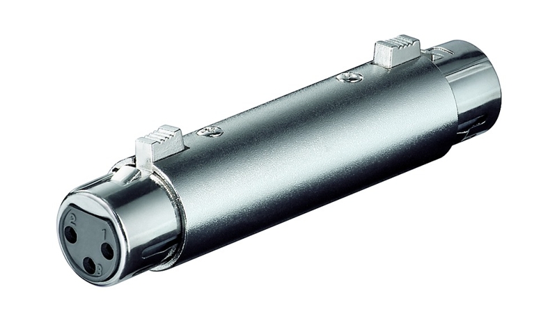Adapter_XLR_Kupp_39-852-00075 XLR Adapter 3pol XLR Buchse auf XLR Buchse