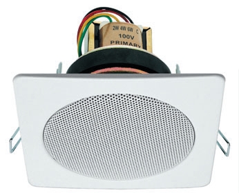 62c1a5af03a67aee12307941ecaa686b Kabelkanal Lautsprecher Steckdosen Lautsprecher 10W 100V + 8Ohm Weiss