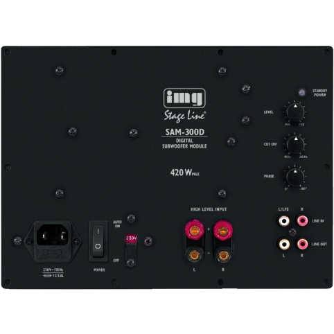 83-769-00195-2012-OK-AAAAA Aktivverstärker Subwoofermodul 300W Einbauverstärker SAM-300D