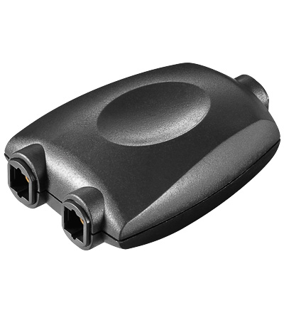 42-682-00300_Toslink_Splitter TOSLINK Splitter Toslink Verteiler 1-auf-2 Toslinkbuchse SPDIF Y-Adapter