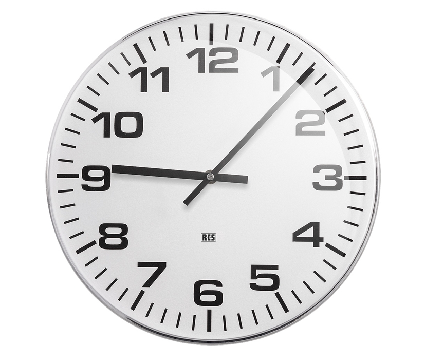 99-100-00446_UHR_Werksuhr_NUR402 Uhr Nebenuhr DM 300mm einseitig Analog Zeiger zu 99-100-00437