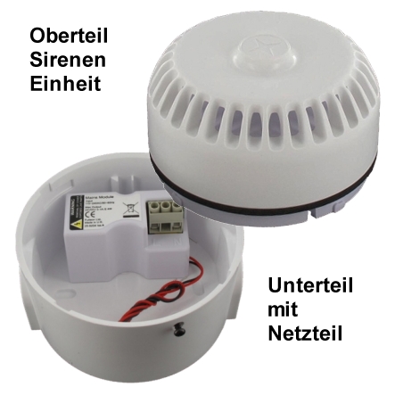 Sirenen Netzteil mit 24V Sirene