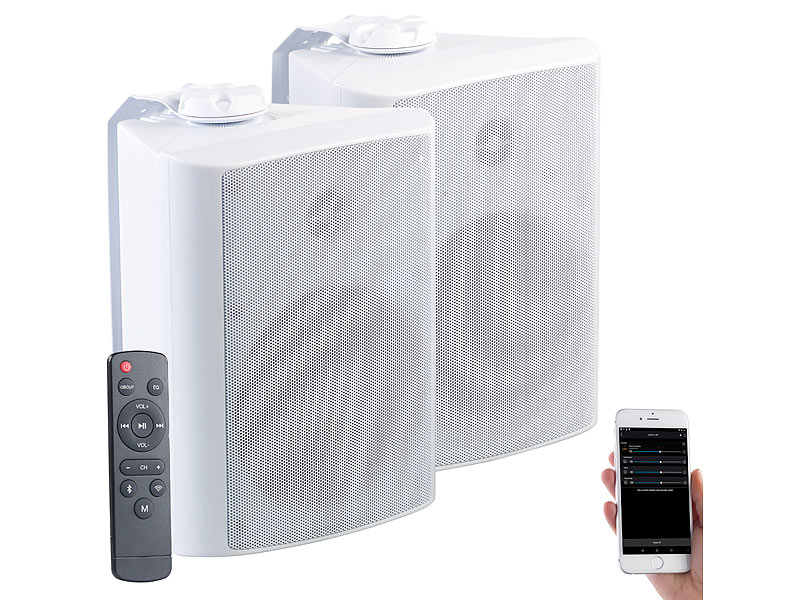 WLAN_Lautsprecher_88-860-05000_B2whUOGIvz8z0wJ WLAN Lautsprecher 120Watt mit WIFI und Bluetooth IP55 Outdoor 230VAC 4zoll Weiss FB