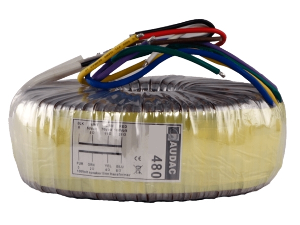 480W-ELA-Trafo-Ringkern-43-890-00177-2016 480W ELA Trafo 100V Übertrager Ringkern 50V 70V 100V Impedanz 2-Ohm 4-Ohm 8-Ohm