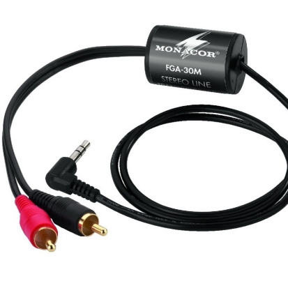 41-105-00090-F213010A-2012-SMAL Audiotrafo Entstör-Filter Klinke Cinch Stereo Masse Entkoppler Massetrenner