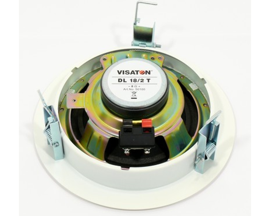 220mm Deckenlautsprecher  70W 8ohm 2wege HiFi feuchtefest DL18-2T Weiss