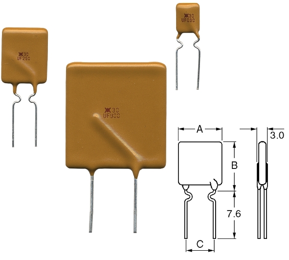 1,85A Polyfuse Polyswitch 1850mA Schutzelement