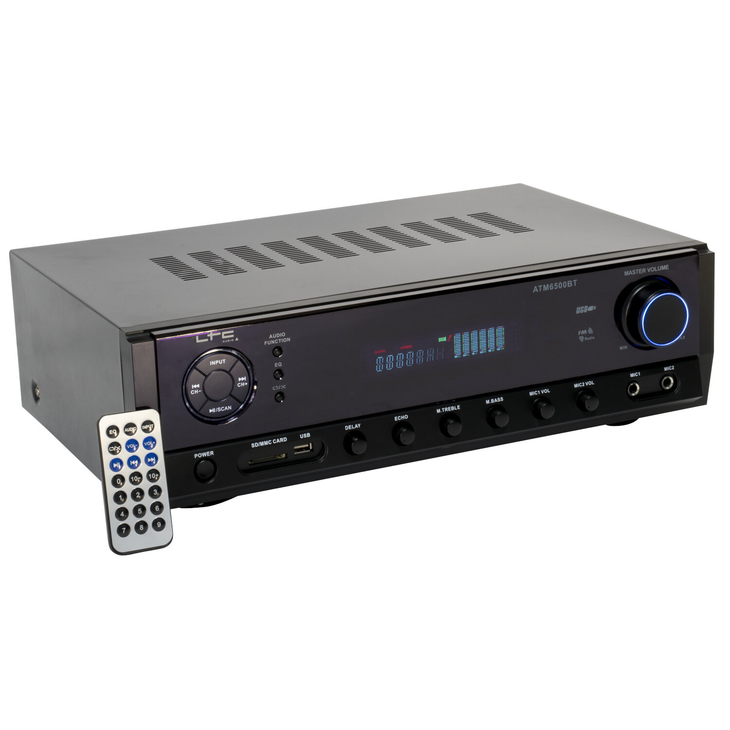88-850-00970_Verstaerker_ATM6500BT Verstärker 2x50W mit Bluetooth USB SD Player UKW Tuner 2Kanal