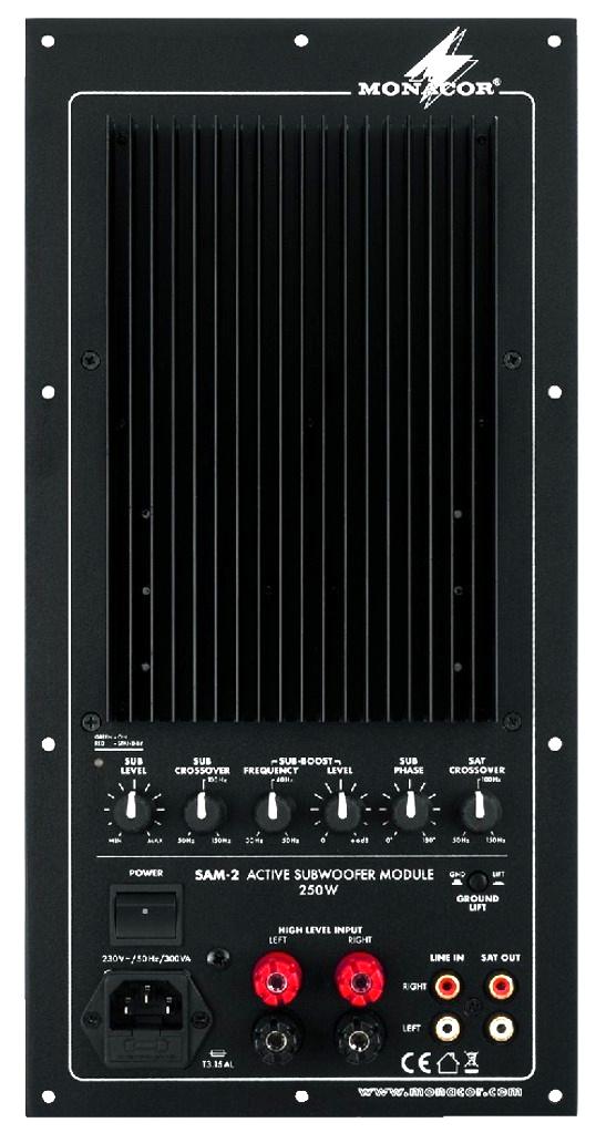 83-769-00117-G320670A-BIG Aktivverstärker Subwoofermodul 250W Einbauverstärker SAM2