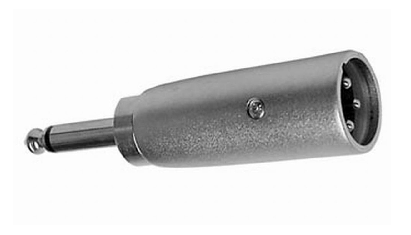 Klinenstecker_auf_XLR_Stecker_41-109-00070_N XLR Adapter 6,3mm Klinkenstecker auf 3pol XLR Stecker