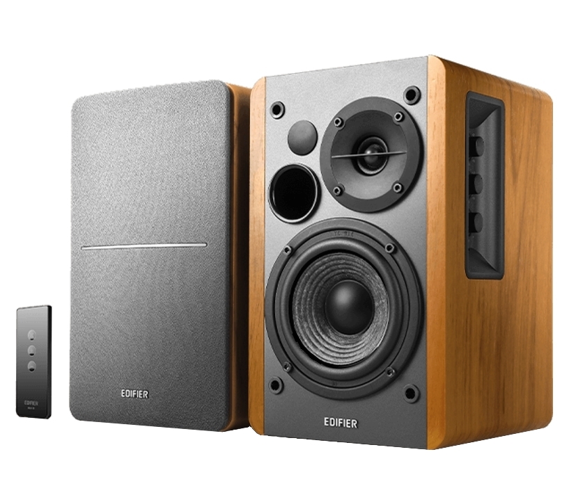 Aktiv Lautsprecher 120W Holzgehäuse Cinch Fernbedienung abnehmbare Front RT1280 Aktiv Lautsprecher 120W Holzgehäuse Cinch Fernbedienung abnehmbare Front RT1280