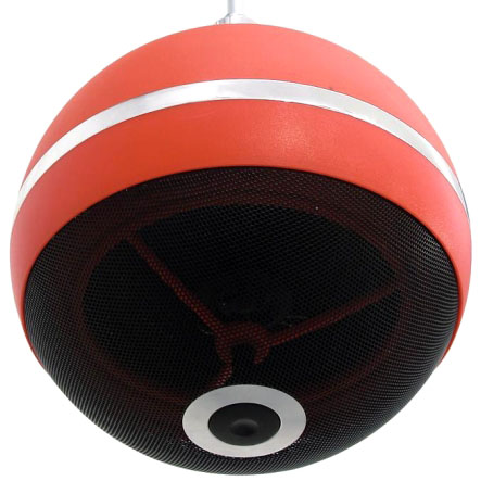 88-500-00925_2015_01 Kugellautsprecher 210mm 20W 8-Ohm 2-wege System WCP6 mit 100V Übertrager ROT