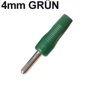 4mm Bananenstecker Hartplastik Grün