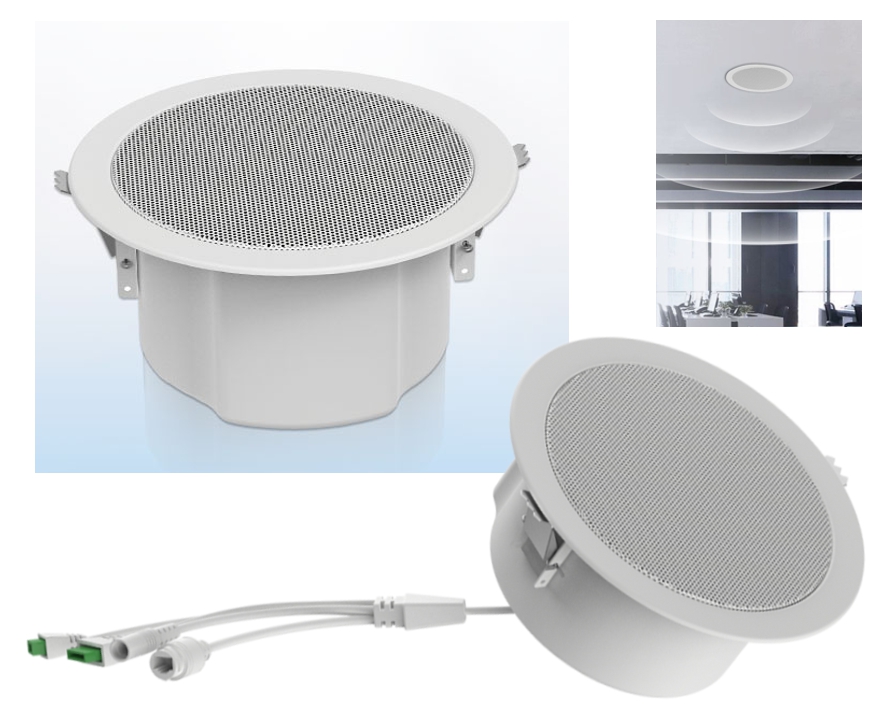 PoE LAN Deckenlautsprecher 200mm 10W Universal SIP Lautsprecher F-A201