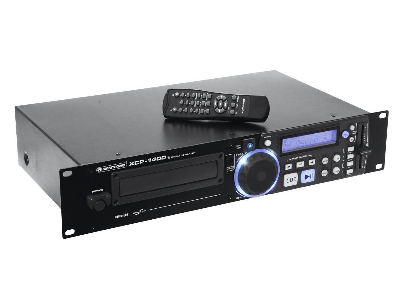 19zoll CD-Player für den Rackeinbau XCP-1400 mit Fernbedienung