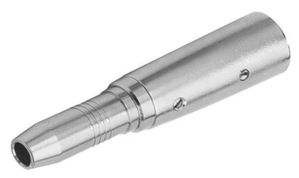 39-852-00125 XLR Adapter 3pol XLR Stecker auf 6,3mm Klinkenbuchse