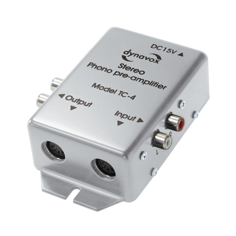 Vorverstärker Phono Enzerrervorverstärker mit Netzteil für Plattenspieler Silber Vorverstärker Phono Enzerrervorverstärker mit Netzteil für Plattenspieler Silber