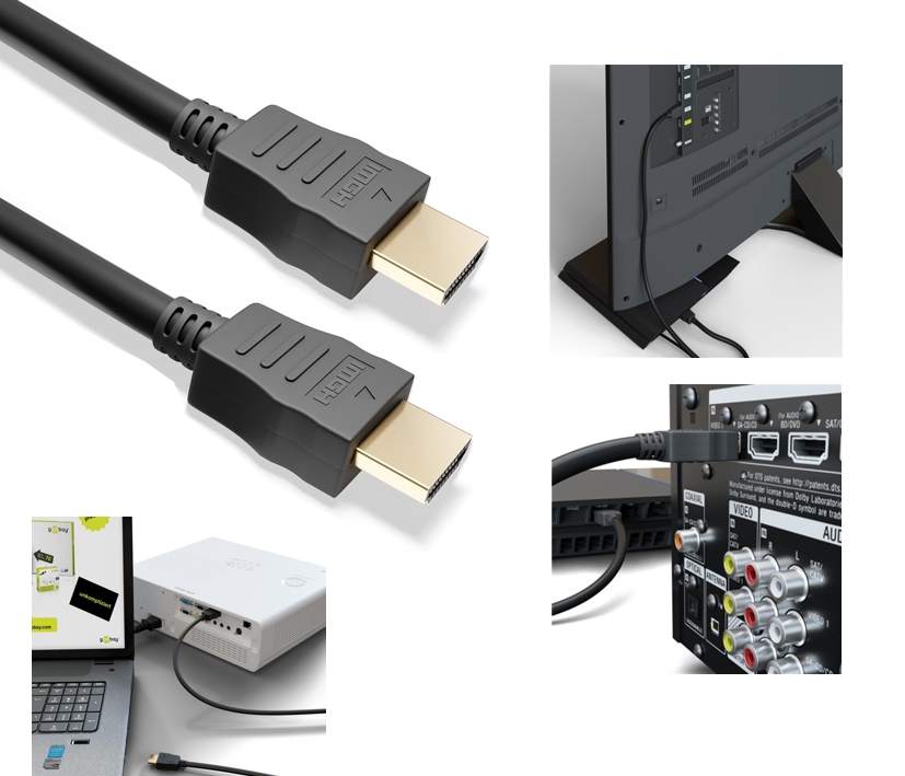 10m HDMI Kabel HighSpeed 4K2K mit ARC eARC Ethernet HEC CEC 3D HDR 4K 60Hz