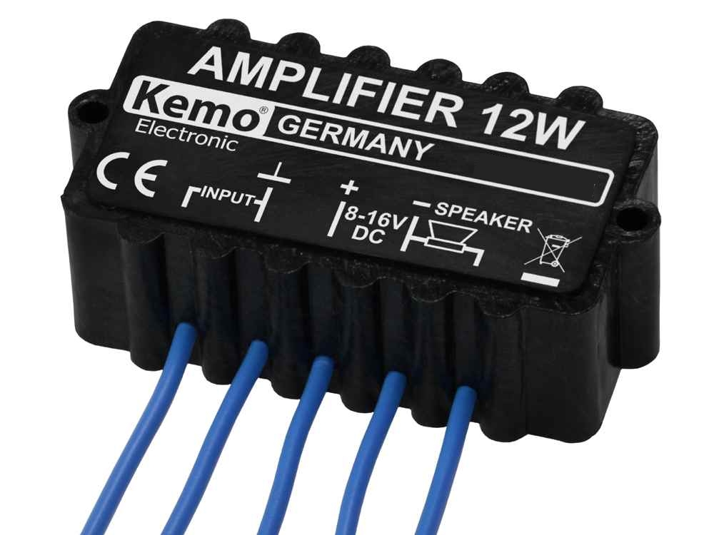 92-477-00192_12V_Verstaerker_ 12W Verstärker 12V Modul Mono 6-16V