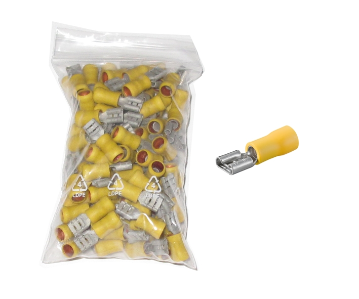 45-821-04480_flachsteckhuelse_63_teiliso_gelb 6,3mm Flachsteckhülse GELB Teilisoliert ** 100er Pack **