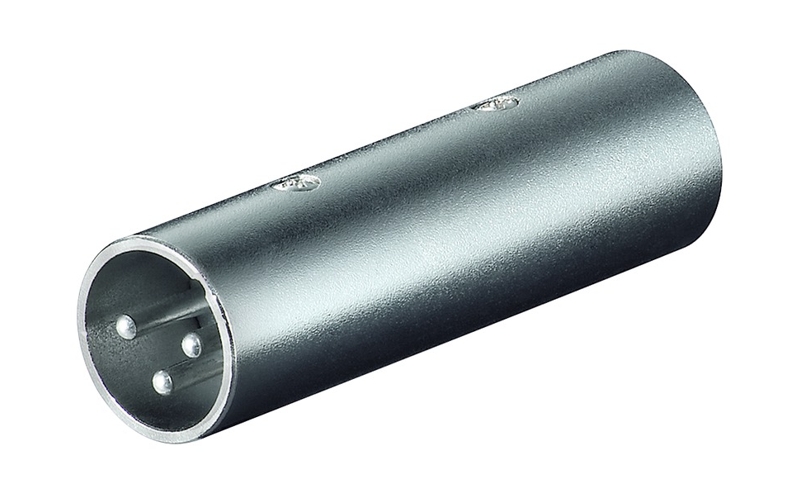 Adapter_XLR_Stecker_Stecker_39-852-00085 XLR Adapter 3pol XLR Stecker auf XLR Stecker