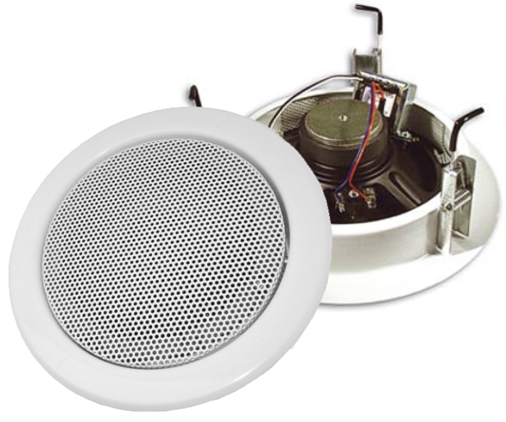 220mm_100V_Deckenlautsprecher_DEL165_73-758-00182_B10 220mm ELA Deckenlautsprecher 25W 8ohm mit 100V 10W ELA Trafo DEL165/10