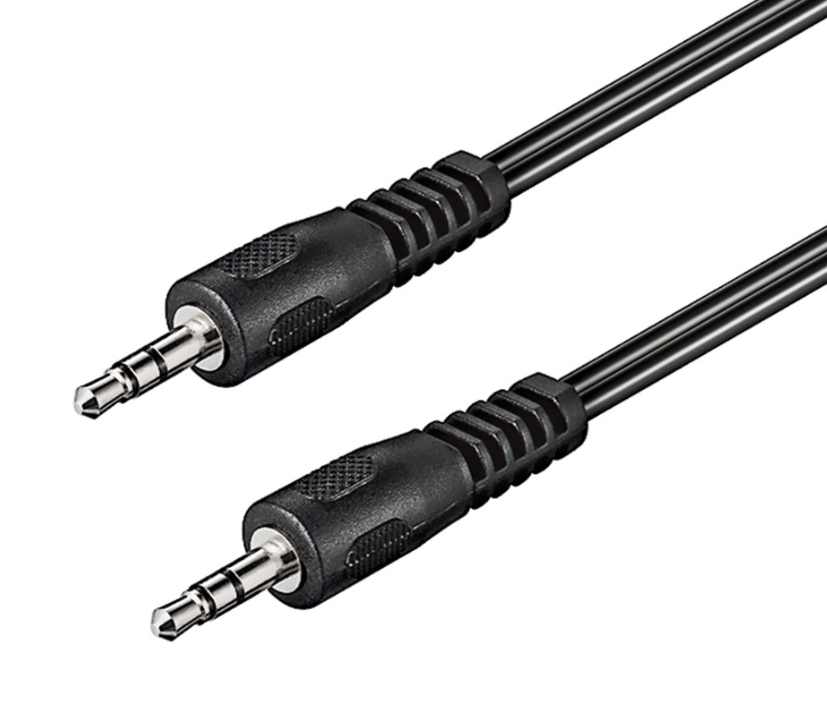 1,5m Klinkenkabel 2x 3,5mm Stereo-Klinkenstecker NF Audio