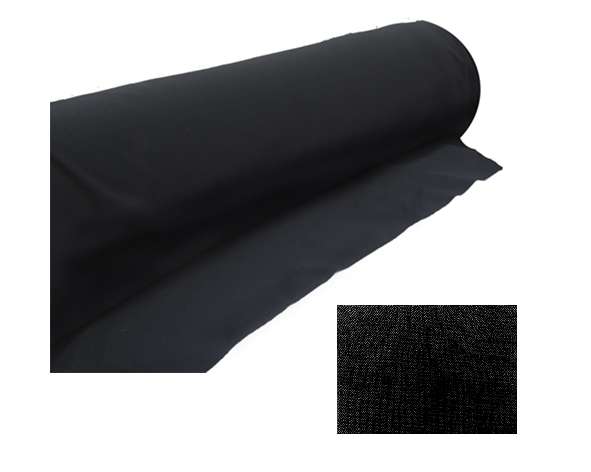 Akustikstoff_85-752-00410 Akustikstoff Bespannstoff 50cm breit Schwarz Meterware schalldurchlässiger Stoff