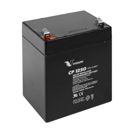 33-175-02495-Ersatzakku-Roadmann-102 Bleiakku 12V 5Ah 102x90x70mm Universal 4,8mm
