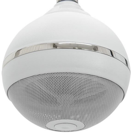 88-500-00940-Kugellautsprecher-Weiss Kugellautsprecher 210mm 15W 8-Ohm 2-wege System WCP6 mit 100V Übertrager Weiss