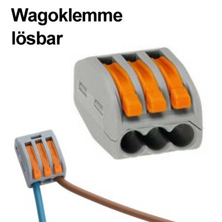 WAGO Klemme 3-Leiter 222-413 - 50er-Pack