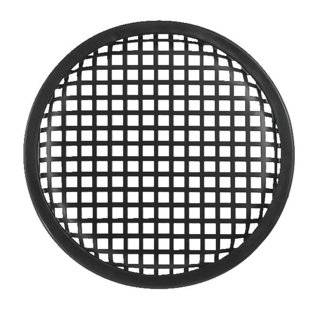85-771-00015_20cm_Gitter 20cm Lautsprechergitter 8zoll Stollengitter 208mm Abdeckung Schwarz