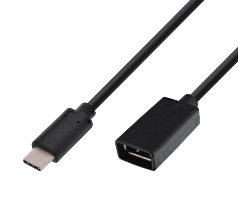 15cm USB-C Stecker auf USB-Buchse USB-C Verlängerung - OTG kompatibel