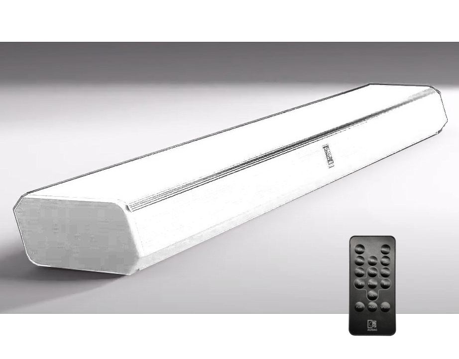 Soundbar_AUDAC_IMEO01_84-754-03550_B02 100W Soundbar 2.1 mit integr Subwoofer Fernbedienung HDMI AUX Bluetooth Toslink IMEO1-W