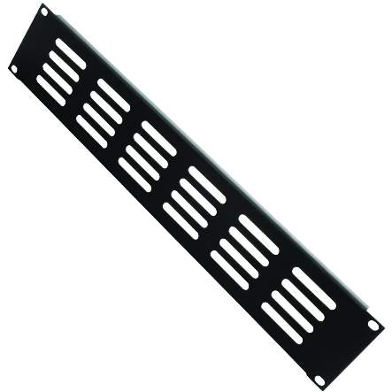 62-630-03520_19zoll_Luftungsblende_B1 2HE Rackblende Lüftungsblende Stahl Schwarz