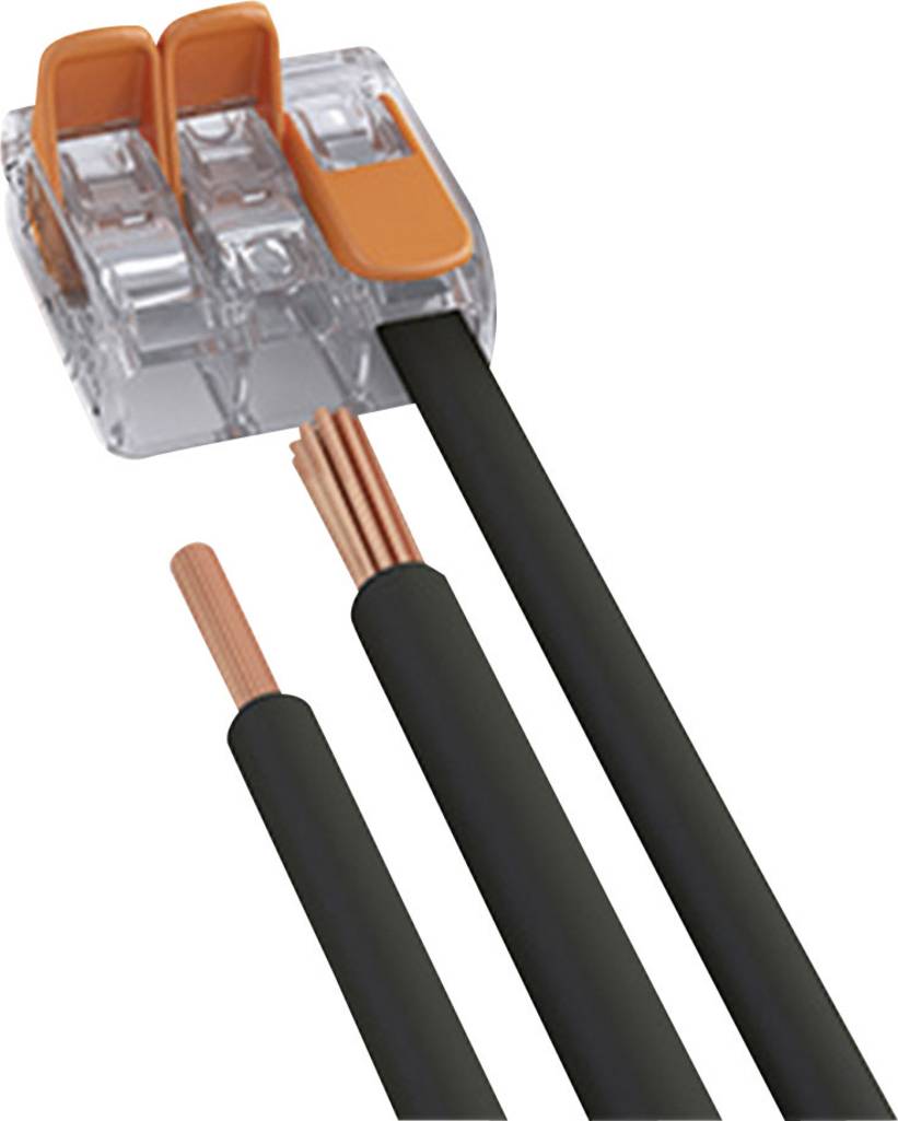 WAGO Klemme 2-Leiter 212-412 COMPACT 100er-Pack Kabelverbinder Leiterklemme