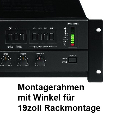 Zubehör Montagerahmen und Winkel für 19zoll Racks zu PA1200