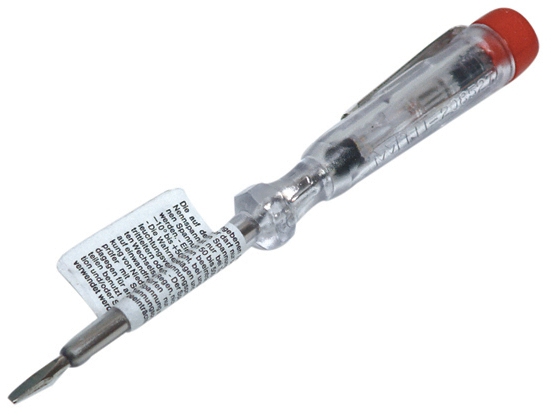 Spannungsprüfer Phasenprüfer Schraubendreher Prüfhilfe als zuverlässiger und schneller Test an elektrischen 220V Anschlüssen